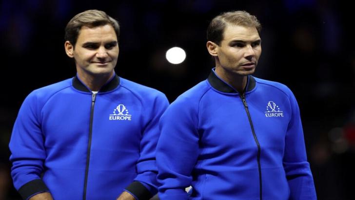 Roger Federer and Rafael Nadal